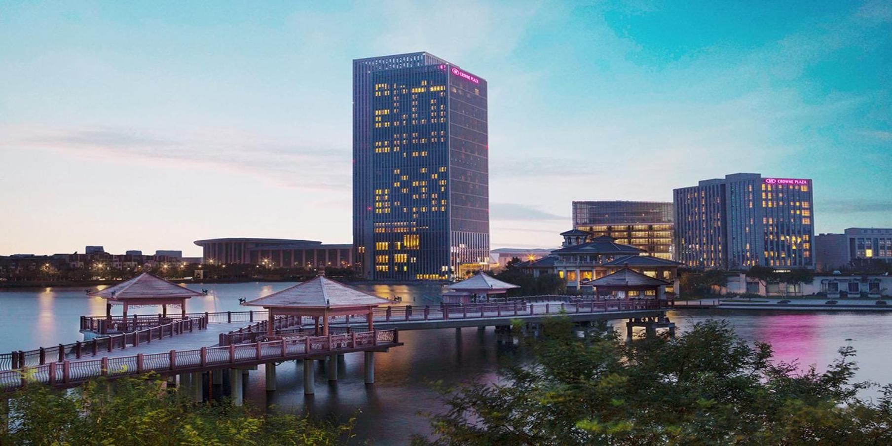 Crowne Plaza Tianjin Meijiangnan By Ihg Exterior foto